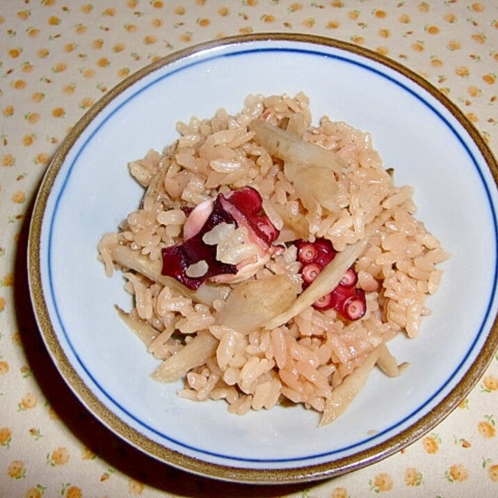 圧力鍋で作るたこ飯